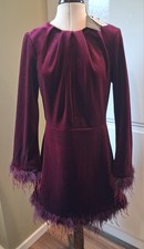 River Island- burgundy- long