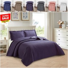 3 Piece Bedspread Quilted
