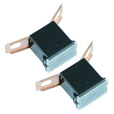 2 x 80A Black Screw Fit Male