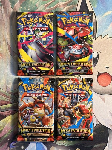 Mega evolutions four pack - mega, art