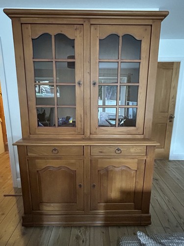 Tall oak cabinet - tall,