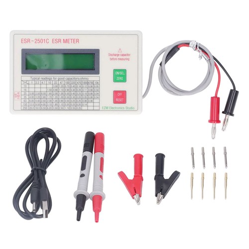 Abs handheld esr dcr - abs, capacitor