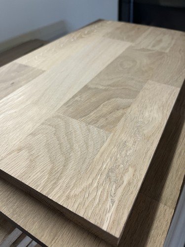 Finger jointed oak panels - finger,