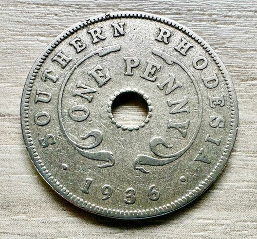 1936 southern rhodesia one - southern,