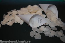 White Wedding Confetti - Love