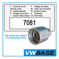 for KIA Security Master Locking Wheel Nut Key 7081 A LWNK BOLT SCREW CAP Lug