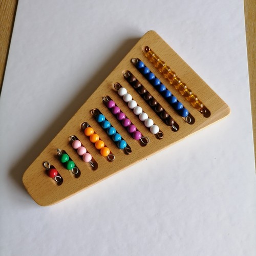 Montessori coloured bead - coloured,