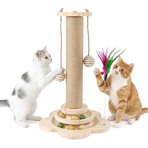 Tall large cat scratching - large,