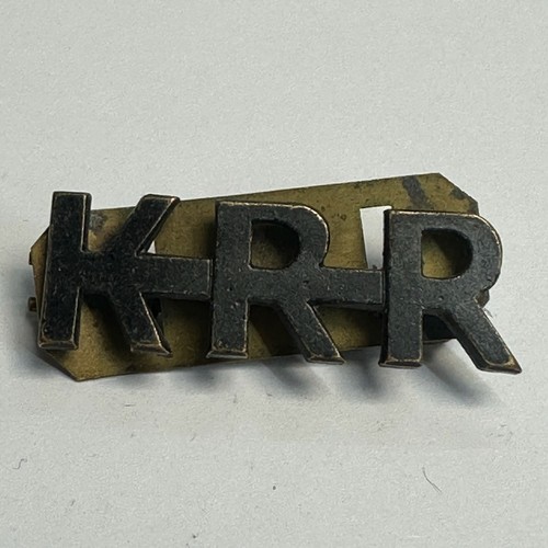 King african rifles regiment - african,