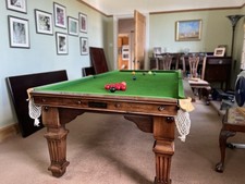 Antique snooker diner7ft x - ,
