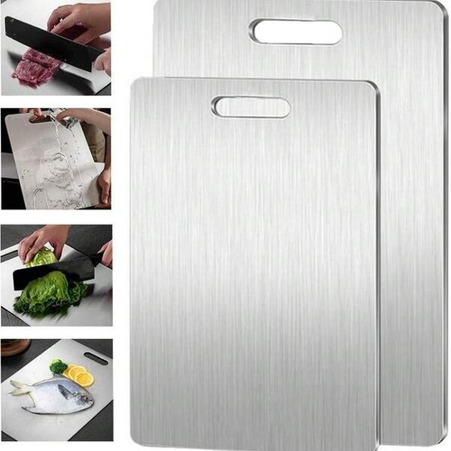 Stainless steel cutting board - steel,