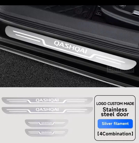 4pcs nissan qashqai - nissan, stainless