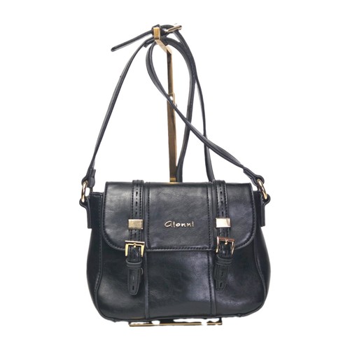 Gionni black faux leather - gionni,