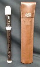 Aulos Sopranino Recorder With Case