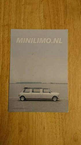 Mini limo postcard - mini,
