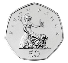 Circulated 50p 1969 - 2008