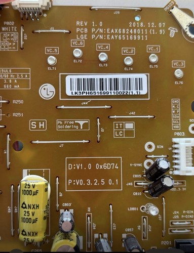 Power board 55nano816 - lg,