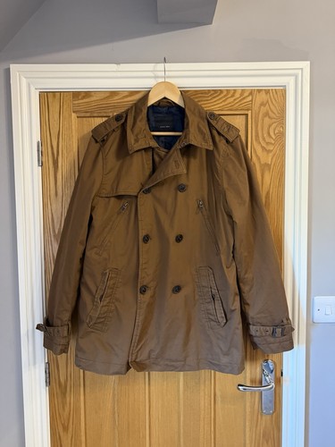 Men brown jacket trench - brown, /trench