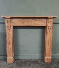 Solid Oak Wood Corbel Fireplace  Surround Mantlepiece Fireplace 