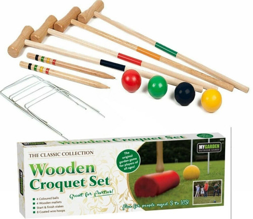 Player wooden croquet set - 4,