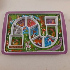 Dinner Winner by Fred Tray Plate Kids Dinner Tray 11.75" x 8.25" Purple Forest