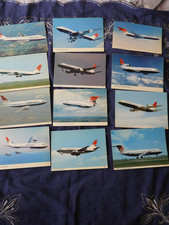 Vintage Airplane, Aviation Postcards – Selection of 12 British Airways