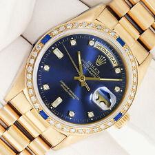 ROLEX MENS DAYDATE BLUE