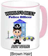 Personalised Best Police Mug