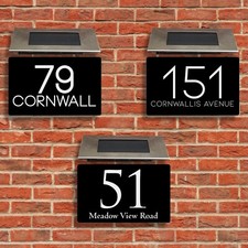 Custom Solar Light House Door