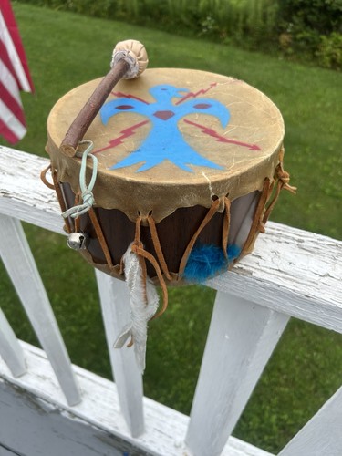 Native american hand - american, drum