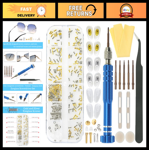 Upgraded eyeglass repair kit - eyeglass,
