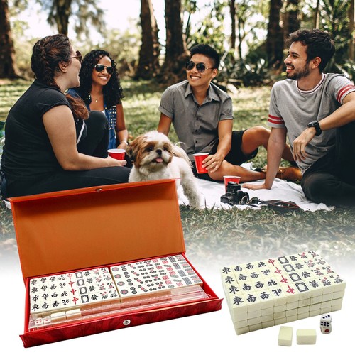 Vintage chinese mahjong - vintage, set