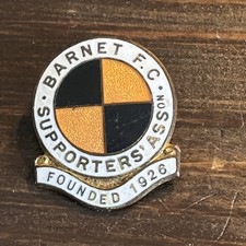 Barnet FC Enamel Football Supporter Badges Circa 60’s-70’s