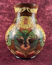 A Large Moorcroft Vase. Dahlia