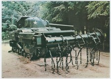 AFTER THE BATTLE POSTCARD - M4 SHERMAN V 'CRAB' MINE FLAILING TANK