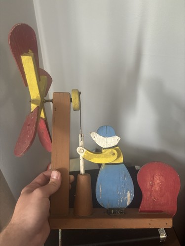 Vintage wood whirligig - vintage,