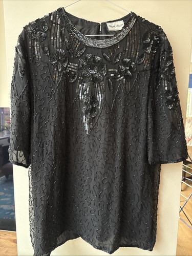 Vintage frank usher beaded - vintage,