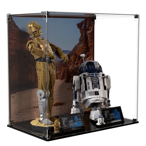 Brick display case for - in,