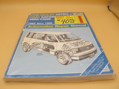Chevrolet astro gmc safari - astro,