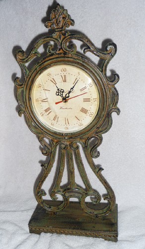 Clock vintage winchester - vintage, desk