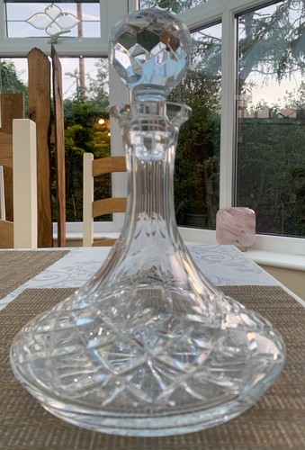 Edinburgh crystal glass - glass, ships