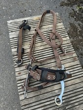 LIBBYS Synthetic Hackamore Bitless Bridle. Brown. Cob