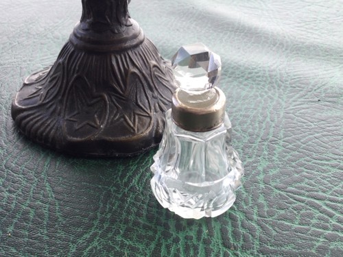 Antique cut glass - glass, bottle