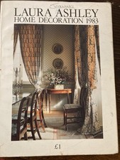 Rare Vintage Laura Ashley Home Decoration 1983 Catalogue Good Condition 