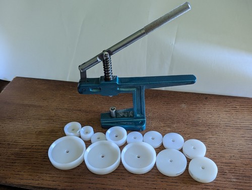 Crystal press with - crystal,