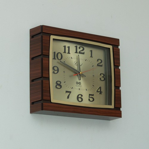 1970s coral wall clock - coral,