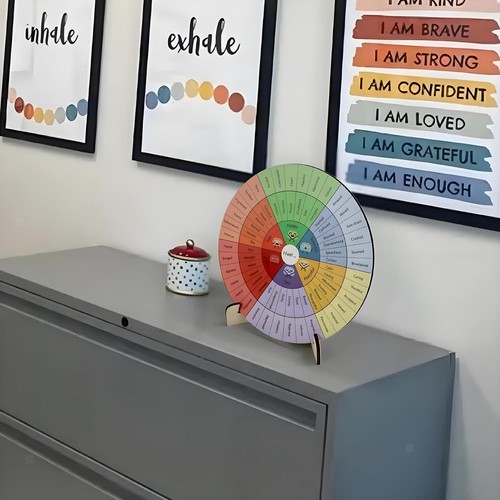 Feeling wheel with - wheel, stand