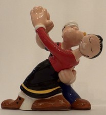 Novelty Salt & Pepper Set ‘Popeye & Olive’ Excellent Condition 