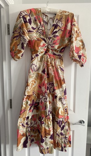 Zara floral tiered - zara,