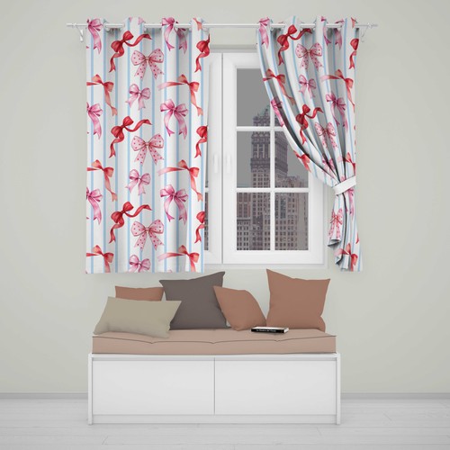 Blackout eyelet curtains - blackout,